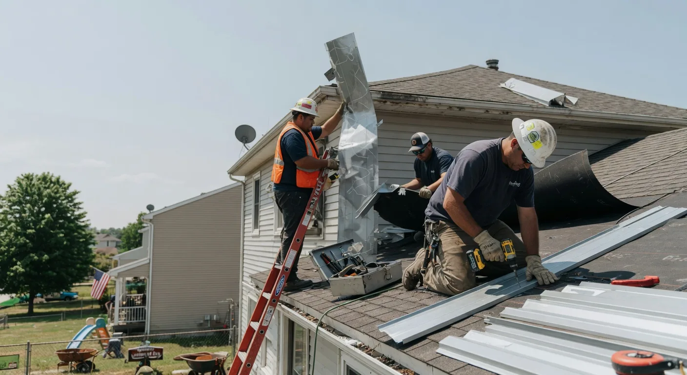 Storm Damage Metal Roof Repair in Highland Lake, NY
